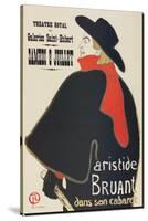 Aristide Bruant-Henri de Toulouse-Lautrec-Stretched Canvas