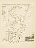 Plan de Paris par arrondissements en 1834 : IIème arrondissement Quartier de la Chaussée d'Antin-Aristide-Michel Perrot-Giclee Print