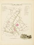 Plan de Paris par arrondissements en 1834 : Vème arrondissement Quartier de la Porte Saint-Martin-Aristide-Michel Perrot-Giclee Print