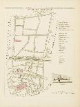 Plan de Paris par arrondissements en 1834 : VIIème arrondissement Quartier du Mont de Piété-Aristide-Michel Perrot-Giclee Print