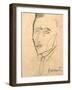 Aristide Sommati, circa 1908-Amedeo Modigliani-Framed Giclee Print
