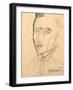 Aristide Sommati, circa 1908-Amedeo Modigliani-Framed Giclee Print