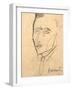 Aristide Sommati, circa 1908-Amedeo Modigliani-Framed Giclee Print