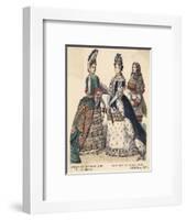 Aristocratic Dress 1694-null-Framed Art Print