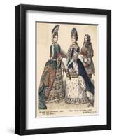 Aristocratic Dress 1694-null-Framed Art Print