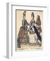 Aristocratic Dress 1694-null-Framed Art Print