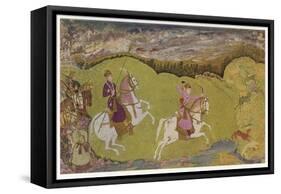 Aristocratic Indian Hunters-null-Framed Stretched Canvas