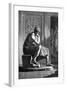 Aristotle (384-322 B), Ancient Greek Philosopher and Scientist-null-Framed Giclee Print