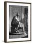 Aristotle (384-322 B), Ancient Greek Philosopher and Scientist-null-Framed Giclee Print