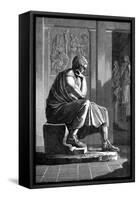 Aristotle (384-322 B), Ancient Greek Philosopher and Scientist-null-Framed Stretched Canvas