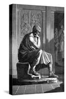 Aristotle (384-322 B), Ancient Greek Philosopher and Scientist-null-Stretched Canvas