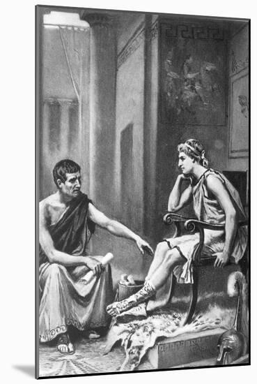 Aristotle (384-322 BC)-Jean Leon Gerome Ferris-Mounted Giclee Print