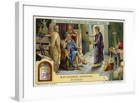 Aristotle, Ancient Greek Philosopher and Scientist-null-Framed Giclee Print