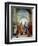 Aristotle and Plato: Detail from the School of Athens in the Stanza Della Segnatura, 1510-11-Raphael-Framed Giclee Print