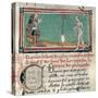 Aristotle and the Philosopher's Stone, from a Collection of Occult Texts-null-Stretched Canvas