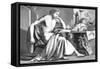 Aristotle As a Young Man-Science Photo Library-Framed Stretched Canvas