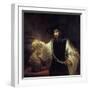 Aristotle before the Bust of Homer, 1653-Rembrandt van Rijn-Framed Giclee Print