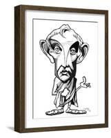 Aristotle, Caricature-Gary Gastrolab-Framed Photographic Print