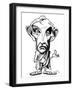 Aristotle, Caricature-Gary Gastrolab-Framed Photographic Print