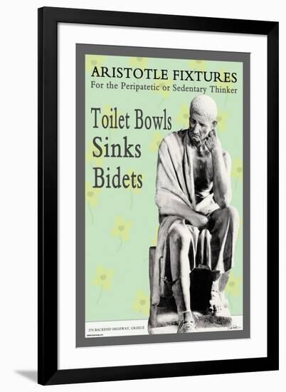 Aristotle Fixtures: For the Peripatetic or Sedentary Thinker-null-Framed Art Print