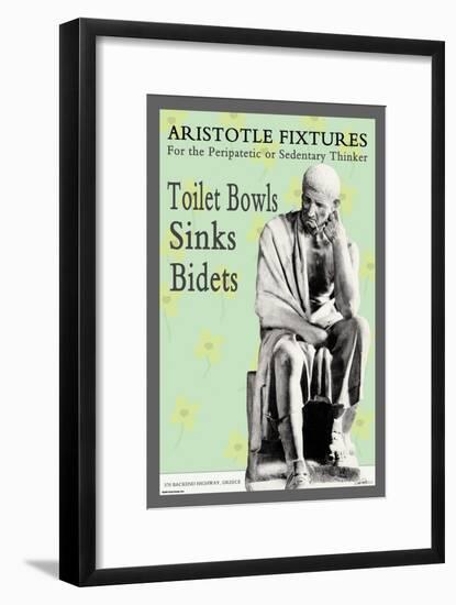 Aristotle Fixtures: For the Peripatetic or Sedentary Thinker-null-Framed Art Print