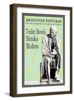 Aristotle Fixtures: For the Peripatetic or Sedentary Thinker-null-Framed Art Print