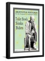 Aristotle Fixtures: For the Peripatetic or Sedentary Thinker-null-Framed Art Print