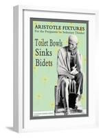 Aristotle Fixtures: For the Peripatetic or Sedentary Thinker-null-Framed Art Print