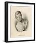 Aristotle Greek Philosopher: a Sculptured Head-Lizars-Framed Art Print