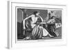 Aristotle Greek Philosopher as a Young Man Reading at His Desk-C. Laplante-Framed Art Print