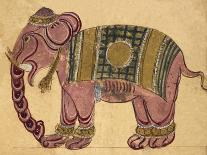 Elephant Wearing a Caparison-Aristotle ibn Bakhtishu-Giclee Print