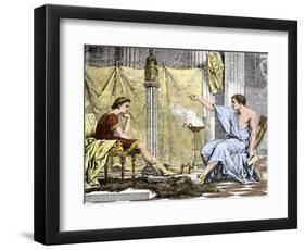 Aristotle Instructing the Young Alexander the Great-null-Framed Giclee Print