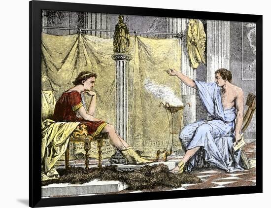 Aristotle Instructing the Young Alexander the Great-null-Framed Giclee Print