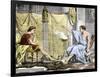 Aristotle Instructing the Young Alexander the Great-null-Framed Giclee Print