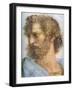 Aristotle. Stanza Della Segnatura. the School of Athens (Detail), 1509-1511-Raphael-Framed Giclee Print