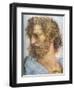 Aristotle. Stanza Della Segnatura. the School of Athens (Detail), 1509-1511-Raphael-Framed Giclee Print