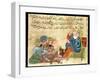 Aristotle Teaching. Illustration from "The Better Sentences and Most Precious Dictions"-null-Framed Giclee Print