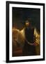 Aristotle with a Bust of Homer-Rembrandt van Rijn-Framed Art Print