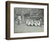 Arithmetic Lesson in the Garden, Birley House Open Air School, London, 1908-null-Framed Photographic Print