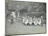 Arithmetic Lesson in the Garden, Birley House Open Air School, London, 1908-null-Mounted Photographic Print