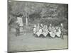 Arithmetic Lesson in the Garden, Birley House Open Air School, London, 1908-null-Mounted Photographic Print