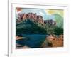 Arizona Abstract-Sisa Jasper-Framed Art Print