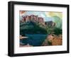 Arizona Abstract-Sisa Jasper-Framed Art Print