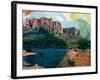 Arizona Abstract-Sisa Jasper-Framed Art Print