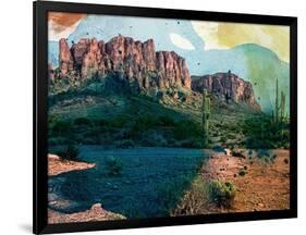 Arizona Abstract-Sisa Jasper-Framed Art Print