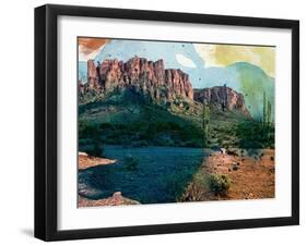 Arizona Abstract-Sisa Jasper-Framed Art Print