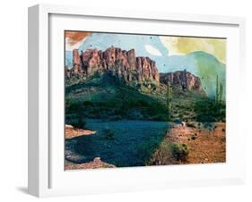 Arizona Abstract-Sisa Jasper-Framed Art Print