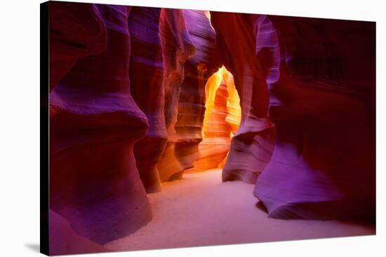 Arizona Antelope Canyon on Navajo Land Near Page USA-holbox-Stretched Canvas