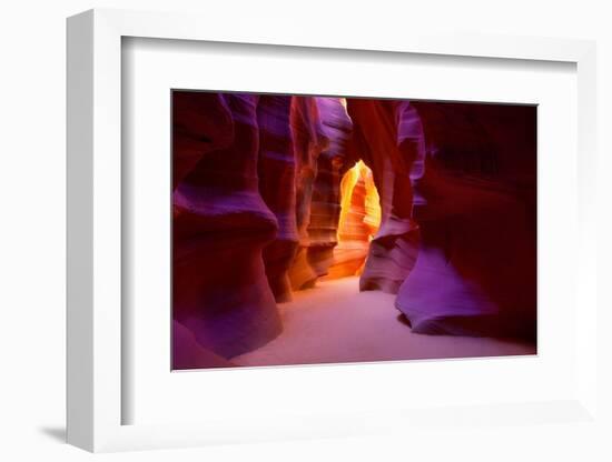 Arizona Antelope Canyon on Navajo Land Near Page USA-holbox-Framed Photographic Print