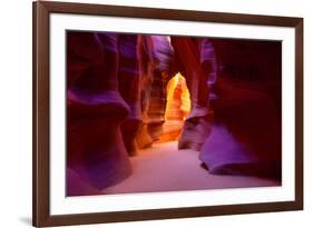 Arizona Antelope Canyon on Navajo Land Near Page USA-holbox-Framed Photographic Print